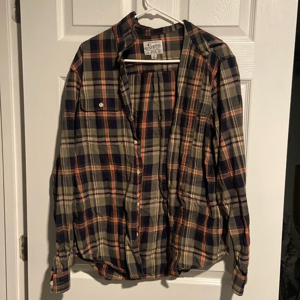 Lucky brand mens flannel